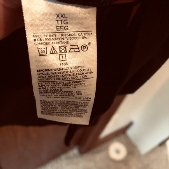 Old Navy, Black Lux Tunic - T Shirt 2X - Loose Fit - Picture 5 of 5